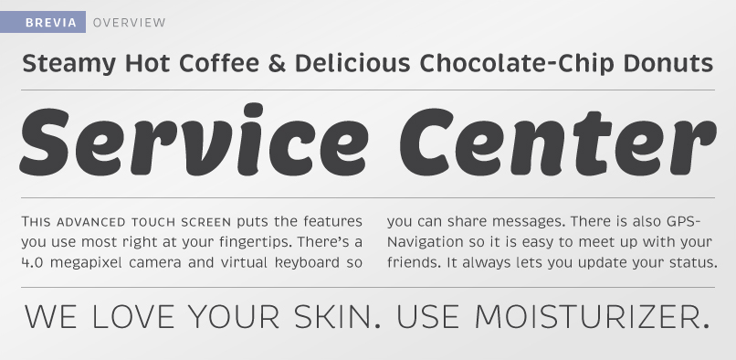 Coffee service font free download